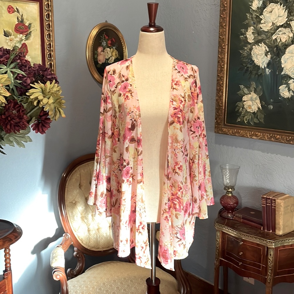 Pink Floral Tunic Style Cover
